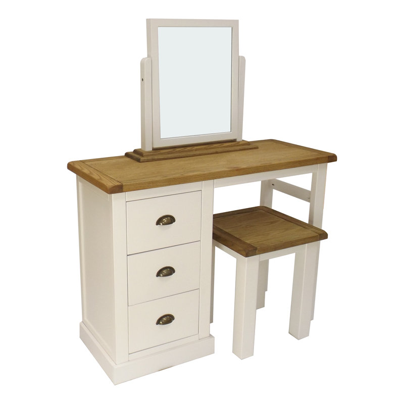 Sommerallee Schminktisch-Set Mirabelle mit Spiegel | Wayfair.de